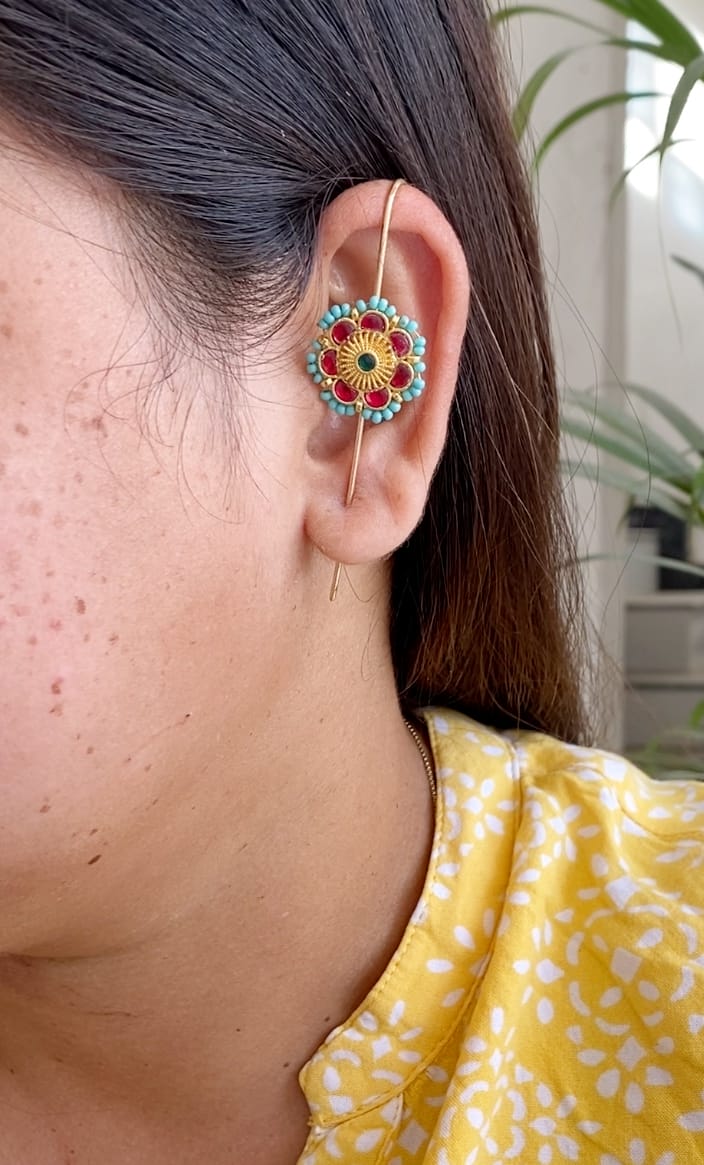 PIN CUFF EARRINGS