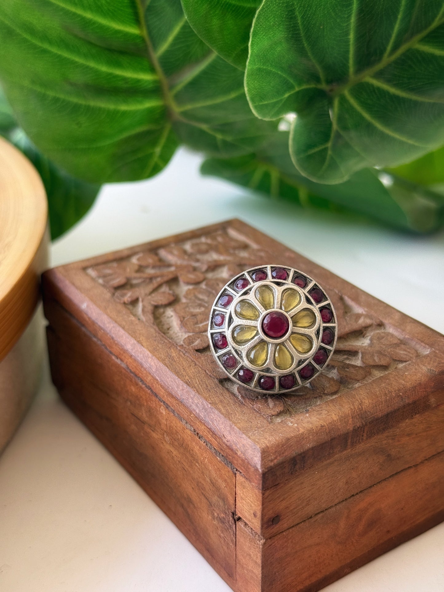 MEERA STONE RING