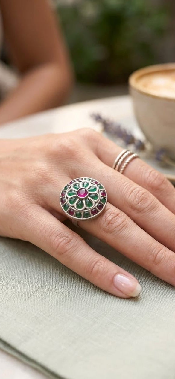 MEERA STONE RING