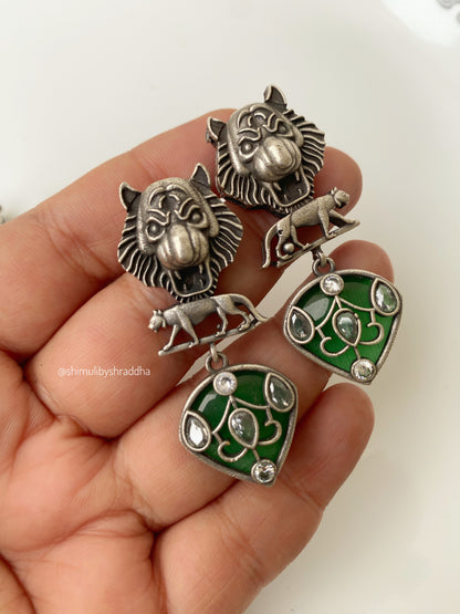 DIVITA STONE EARRINGS