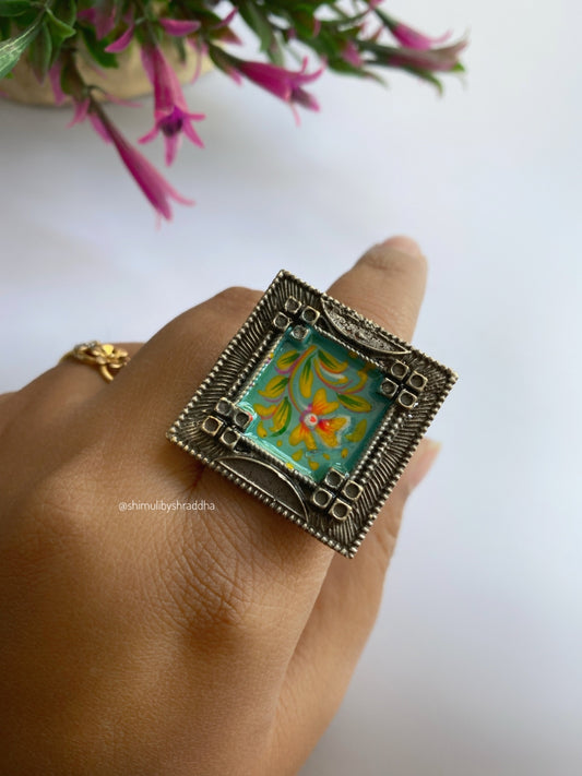 DHARMIKA MEENAKARI ADJUSTABLE RINGS