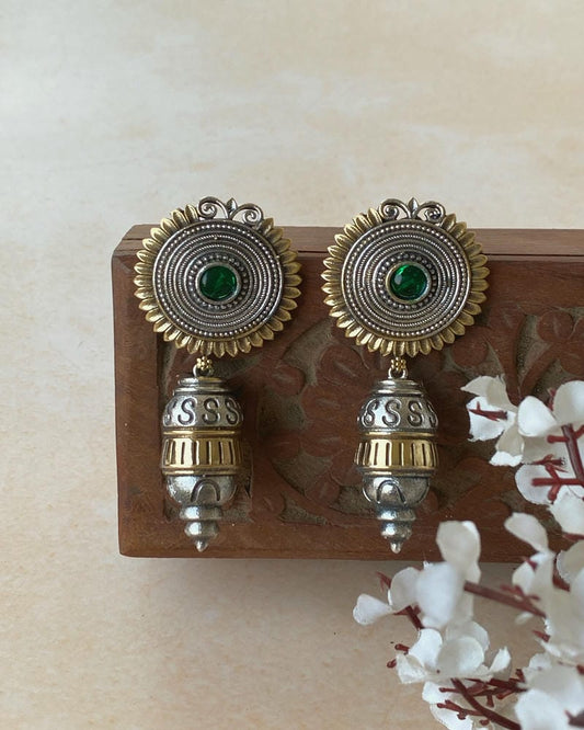 ATULYA DUAL TONE EARRINGS