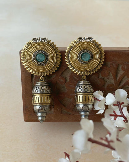 ATULYA DUAL TONE EARRINGS