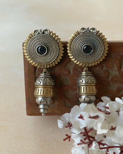 ATULYA DUAL TONE EARRINGS