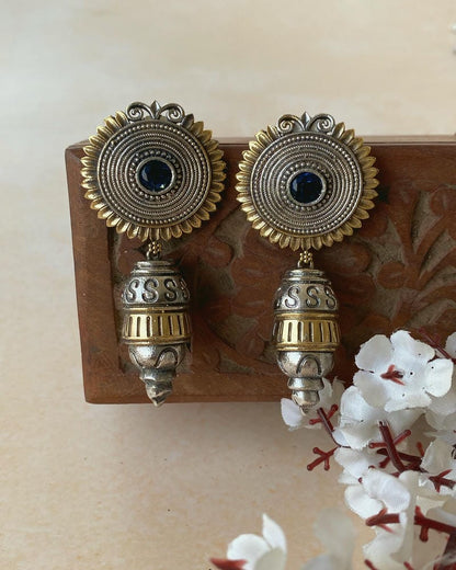 ATULYA DUAL TONE EARRINGS