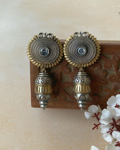 ATULYA DUAL TONE EARRINGS