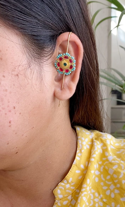 PIN CUFF EARRINGS