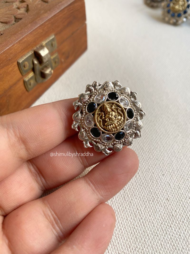CHAYA DUAL TONE ADJUSTABLE RINGS