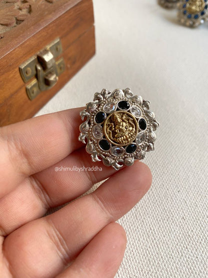 CHAYA DUAL TONE ADJUSTABLE RINGS