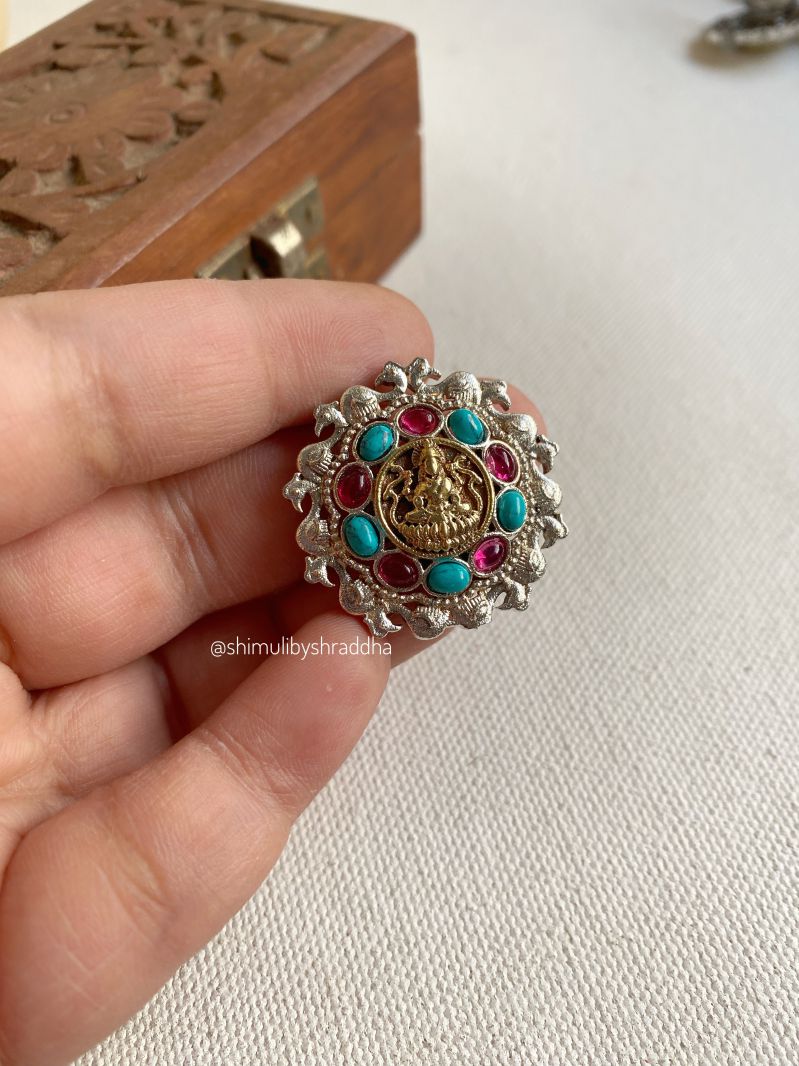 CHAYA DUAL TONE ADJUSTABLE RINGS
