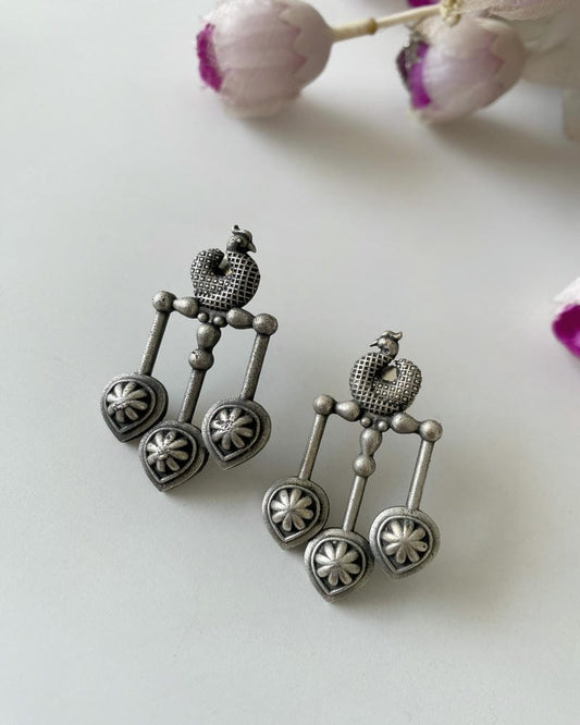 SILVERLOOKALIKE EARRINGS