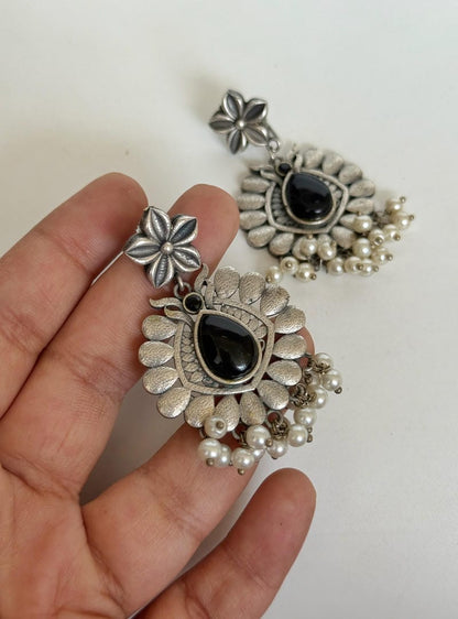 SILVERLOOKALIKE EARRINGS