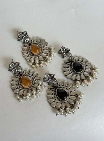 SILVERLOOKALIKE EARRINGS