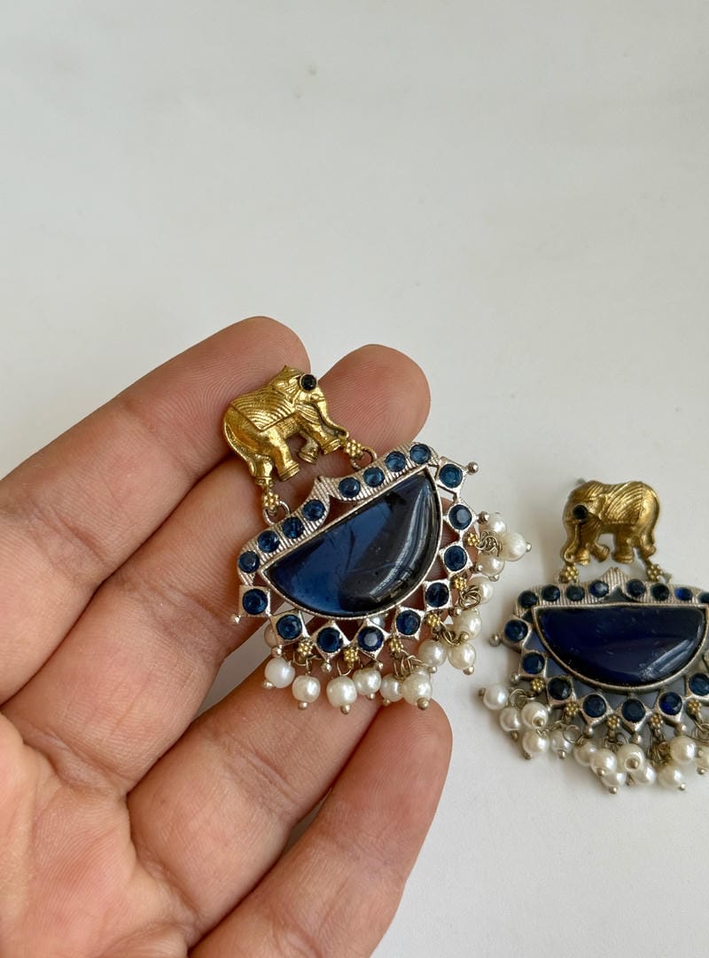 DUAL TONE EARRINGS