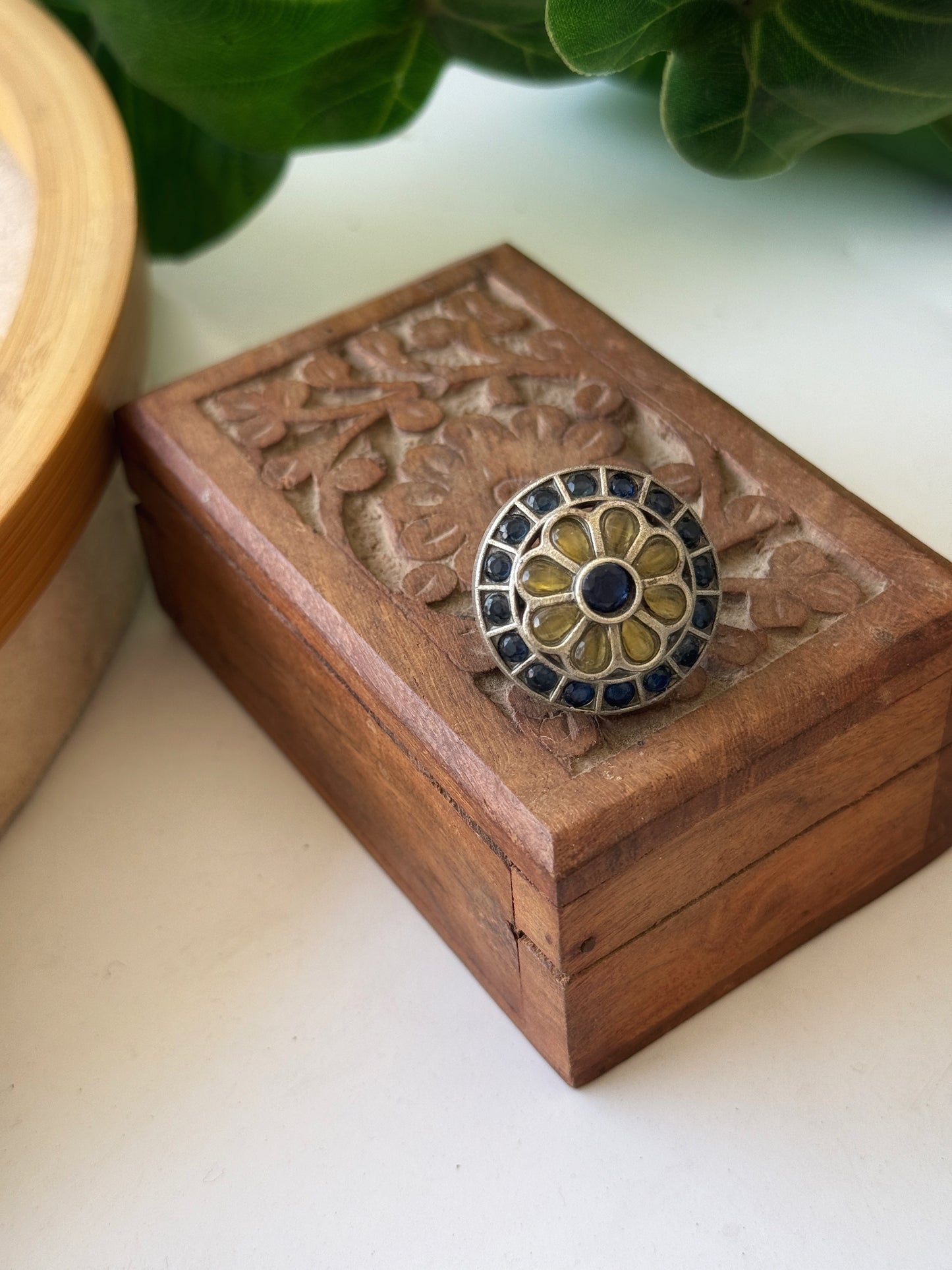 MEERA STONE RING