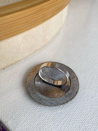 PRISHA OXIDISED RINGS